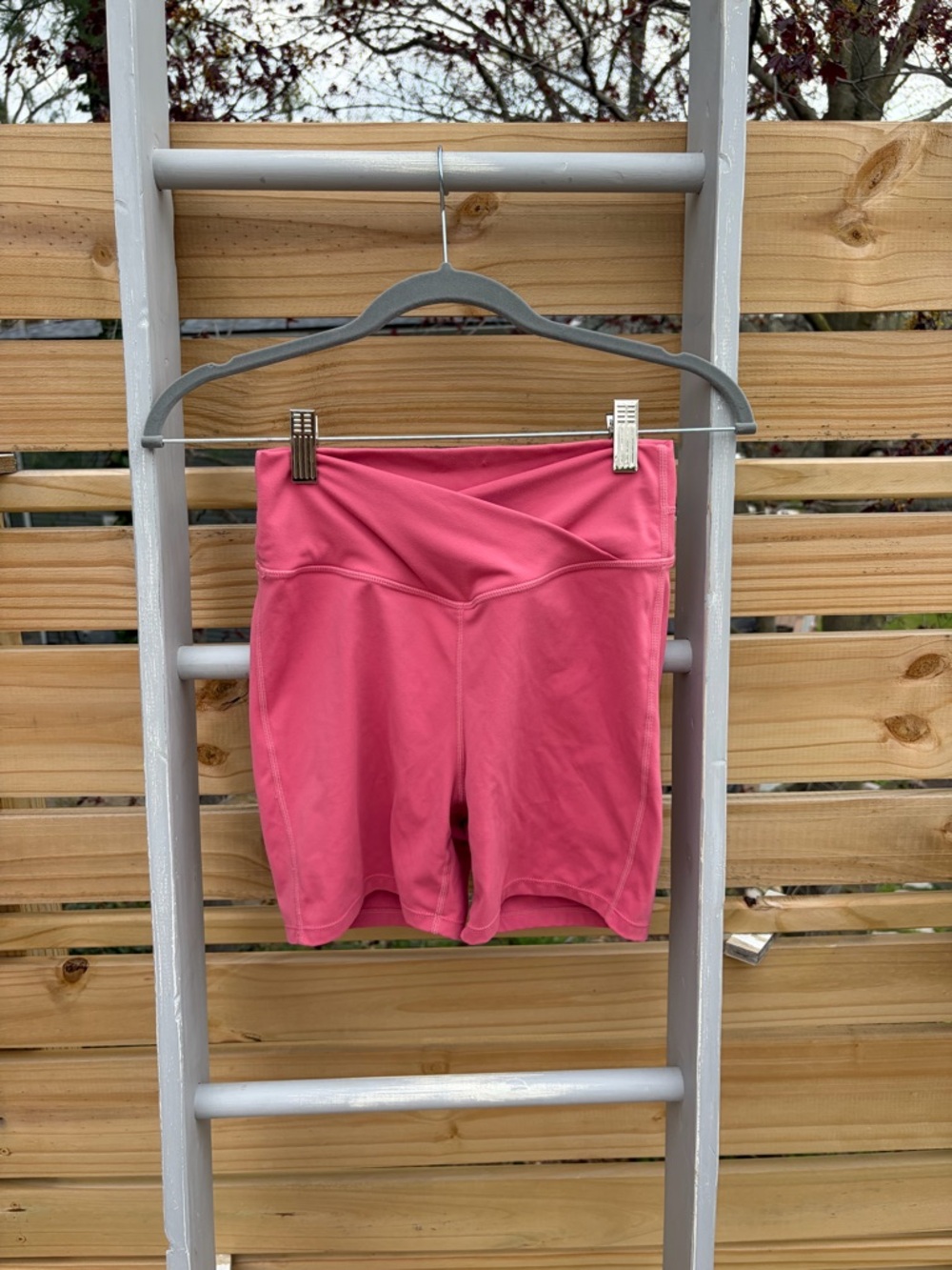 HALARA Rose Pink High-Rise Bike Shorts